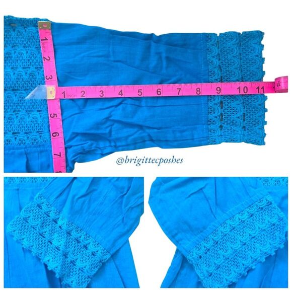 HANDMADE Traditional Laced Mexican Blouse - Picture 11 of 12